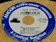 Ancor 12/2C Marine Grade Tinned Copper Flat Duplex Boat Cable (R+Y) White /25ft