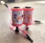 1.25" 8-32 Tattoo Machine 8 Wrap Coils Pink Washers Strawberry Shortcake Candy