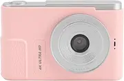 Compact Digital Camera, 48MP 4K Digital Camera with 2.4 Inch HD Screen, Auto Function, 16x Digital Zoom for Kids Students Vlog