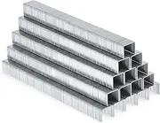Flutesan 1000 Pcs 3/8'' Stainless Steel Staples Type 53 Heavy Duty Staples 10mm Fine Wire Staples for Textiles Carpet Lawn Carpet Acoustic Panels Accessories for Tackers 3 in 1/4 in 1 Staple Gun