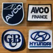 Carlton Football Club BLUES jumper sponsor patch combo set 1977-99 VFL - AFL era
