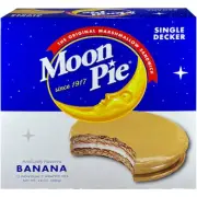 MoonPie Banana Single Decker Marshmallow Sandwich, 96 Piece Per Case