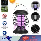 Outdoor Solar Mosquito Insect Killer Zapper Light Electric FlyBug Trap Pest Lamp