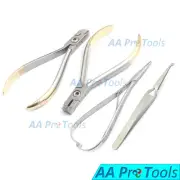 Orthodontic Wire Cutter & Distal End TC Pliers Mathieu Needle Holder Tweezers