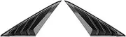Quarter Side Window Louver Compatible for Hyundai Elantra Avante CN7 Scoop Cover Vent Spoiler 2020-2022 Decorative Accessories(Carbon Paint)