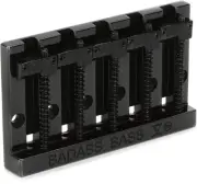 Leo Quan Badass V 5-String High-mass Bass Bridge - Black