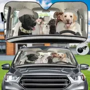 Labrador Family Car Sun Shade, Labrador Car Accessory, Labrador Lover Gi