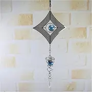Wind Chimes Wind Chimes 1pc 15.7 Inch Spinner Spiral Rotating Crystal Ball Wind Chime Metal Church Home Yard Decor Wind Chimes Outdoor (Size : 4)