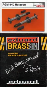 EDU648619 1:48 Eduard Brassin AGM-84D Harpoon Set