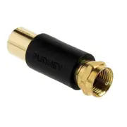 PUDNEY P3507 Coaxial Socket to F Plug Adapter [P3507]