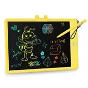 LCD Writing Tablet, 10 Inch Colorful Toddler Doodle Board Drawing 10in Yellow