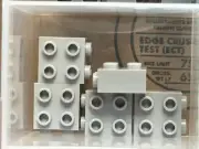 LEGO Parts - Light Bluish Gray Brick 1 x 2 x 1 2/3 Studs Side - No 22885 - QTY 5
