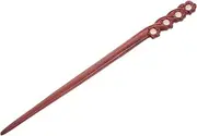 minkissy Retro Wooden Hairpin Chopsticks Red Sandalwood Hair Stick Ancient Chinese Style Hair Accessories For Women Bun Hanfu And Daily Use