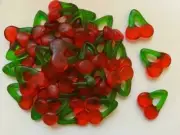 Double CHERRIES - Cherry Flavored Gummi/Gummy Candy - 1/2 POUND BULK CANDY