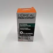 NEW! Loreal Men Expert Hydra Soothing Moisturizer for Sensitive Skin 1.7 oz