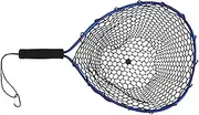 YueShengYCHUANG Fishing Net, Fishing Catching Tool with Short Handle, Silicone Net, Portable Wading Net, Fishing Landing Net for Boating, Saltwater, Outdoor