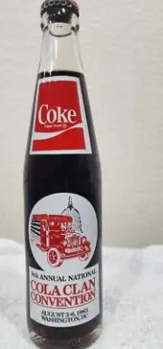 1983 Cola Clan 9th Annual Convention -Washington, DC coca-cola bottle