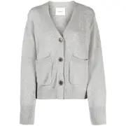[Lisa Yang] Lisa Yang V-neck Cashmere Cardigan 0 NUMERIC GREY