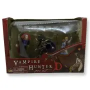 VAMPIRE HUNTER D PVC 3 Piece Figure Set Dark Horse Deluxe 2009 NEW RARE