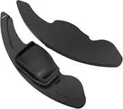 Car Steering Wheel Shift Paddles for S&Koda Scala Monte Carlo Superb 3V Octavia 3 Kamiq Scout Combi Sportline Car Steering Wheel Shifter Paddle DSG Extend Sticker HTEOPOEKFR(Black)