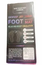 Foot Massager Mat Remote Control 19 Intensity Levels Relax & Boost Circulation