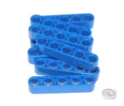LEGO Technic - 9 x Studless Beams - 5L - Blue - Liftarms - New - (EV3, 32316)