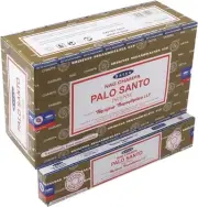 SATYA Nag Champa Palo Santo Agarbatti | Handrolled Masala Incense Sticks | 12...