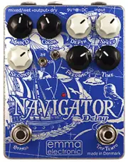 EMMA NAVIGATOR Analog/Digital Delay effects pedal, ND-1, Brand New in Box !