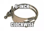 DIXON SC600 6 inch Clockwise Spiral Hose Clamp