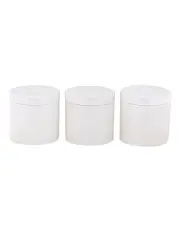 [Maxwell & Williams] White Basics Diamonds Canister Set of 3 600ml Gift Boxed in White