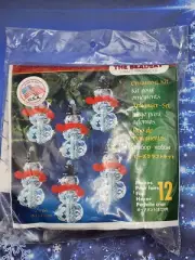 The Beadery 12 snowman Bead Beaded Christmas Ornament Craft Kit