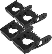 4pcs Rubber Bracket Clamps for Roof Rack Accessories Quick Mount Utility Trailer Fasteners for Tubes Versatile for Vehicle Maintenance and Custom Modifications