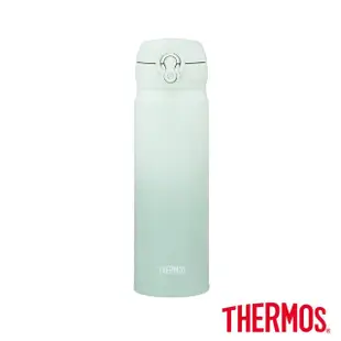 【THERMOS膳魔師】不鏽鋼漸層超輕量彈蓋真空保溫杯500ml(JNL-504)