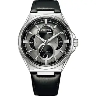 【CITIZEN 星辰】GENTS Eco-Drive 光動能月相 鈦金屬紳士男手錶 母親節(BU0060-09H)