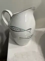 Noritake Creamer Atomic Fish Pattern 1359