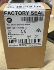 2020 Sealed Allen-Bradley 1794-IR8 Flex 8 Point RTD Input Module AB 17941R8