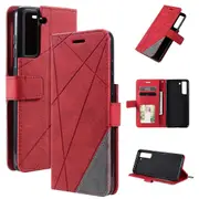 Case for Samsung Galaxy S21 FE 5G Leather Folio Cover with Card Holder Compatible with Samsung Galaxy S21 FE 5G