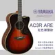 【非凡樂器】YAMAHA 全單板山葉木吉他 AC3R ARE 電民謠吉他 /紅色漸層款/SRT拾音器/原廠全附件