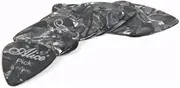 Set of 12x Alice Guitar Picks - 0.96mm - Silver - Strong Flexible Celluloid