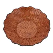 Wicker Place Mats Bamboo Petal Coaster Non-skid Cup Holder Jar