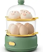 Egg Cooker,Electric Breakfast Machine, Mini Egg Steamer,360w Double Floor Kitchenware,for Hard Or Soft Boiled, Poached, Omelets and Steamed Foods