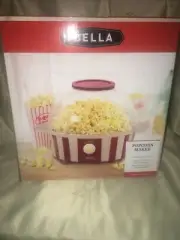 Bella Festive Stir Stick Electric Nonstick Popcorn Maker 6 Qt - 24-Cup Capacity