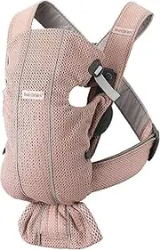 BabyBjörn 021003 Baby Carrier, Mini Air Dusty Pink, 1 Piece