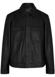Paige Pedro Leather Jacket - Black - M M