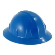 Safety SL Series Hard Hat 4 Point Ratchet Blue Full Brim