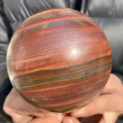 3.2lb Large Natural Tiger Eye Stone Crystal Ball Quartz Healing Sphere Décor