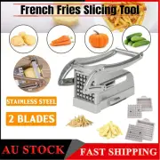Stainless French Fries Slicer Potato Chip Cutter Chipper Chopper Maker