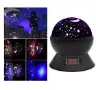 Baby Night Light,Rotating Star Moon Projector Night Lamp with Timer Kids GIFT AU