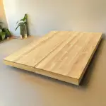 3尺單人懸浮全實木床架/漂浮全實木床底