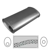 4" Sports Muffler - Would Suit Ford XR6 Turbo's Flow Tested to 700HP D1027M